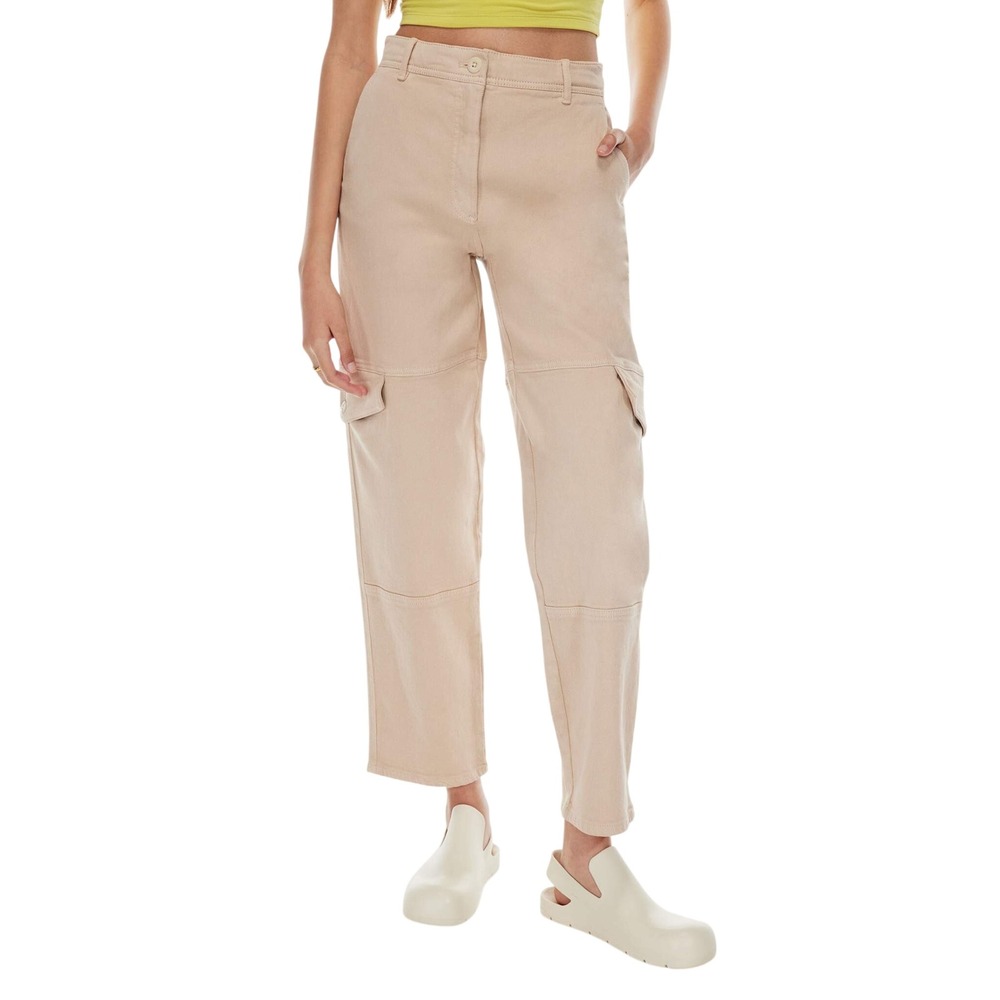 Aritzia Wilfred Free Women's Maeve Cargo Pants Tan Size 4 Utility Neutral